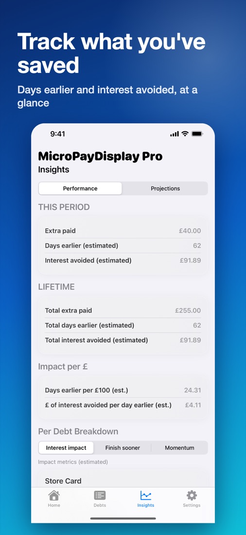 MicroPayDisplay screen 3